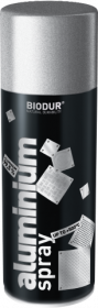 Aerozolinė emalė BIODUR Aluminium, 400ml