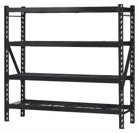 Sandėliavimo lentyna HERVIN EQUIPMENT, 4 lentynos, cinkuota, su grotelėmis, 1600 kg, 1960x610x1830 mm, TC-080-HV