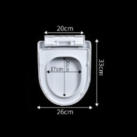 Klozeto dangtis AA3001, vaikiško klozeto, baltas, polipropilenas, 120162