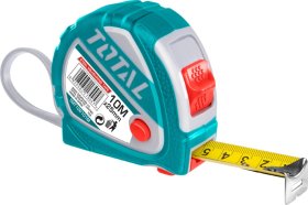 Ruletė TOTAL, 10m, 25 mm, TMT126101M