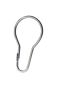 Žiedai vonios užuolaidai RIDDER VILLACH, blizgus chromas, geležis, 1pak./ 12 vnt., 49500