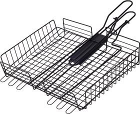 Kepimo grotelės BBQ, 56x31x5,5cm, nerūdijančio plieno