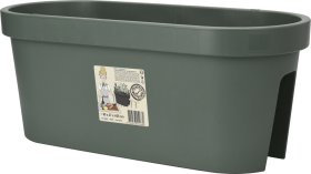 Plastikinis lauko lovelis, žalios sp., 60 x 28 x 25 cm