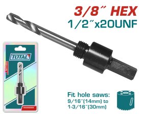 Adapteris TOTAL, gręžimo karūnai, tinka 14-30 mm, TAC4201