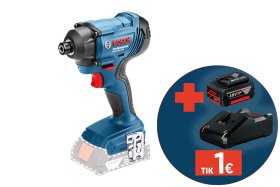 Akumuliatorinis smūginis veržliasukis BOSCH Professional, GDR 18V-160 Solo, maks. sukimo momentas 160 Nm, be akumuliatoriaus ir kroviklio, lagamine