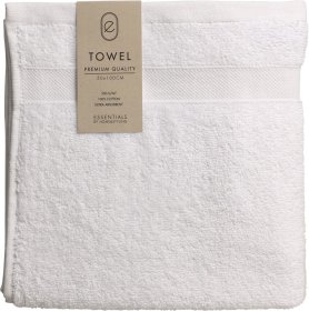 Rankšluostis, baltos sp., 50 x 100 cm