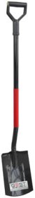 Kastuvas 195 × 260 mm, U formos, juodas, lenktu metaliniu kotu 86 cm, 17-0-0-820