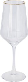 Vyno taurė, 380 ml, skaidrus stiklas.