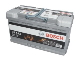 Akumuliatorius BOSCH S5, AGM, 12 V, 95 Ah, 850 A, 353 x 175 x 190 mm, starterinis, rūgštinis