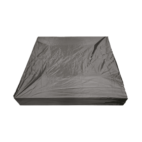 Smėlio dėžės uždangalas 4IQ, 140x140 cm, juodas