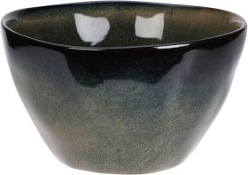 Dubuo, akmens masės, juodos sp., skersmuo 14 cm