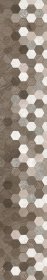 Akmens masės plytelės CERAMICA FIORE BERGEN DECOR BROWN 6109, 15 x 90 cm, 1,080 m2/dėž., dekoruotos, glazūruotos, spalva ruda, N