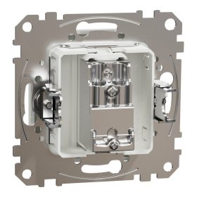 Antenos lizdas SCHNEIDER Sedna Design, 1 vietos, įleidžiamas, baltos sp., SDD111471