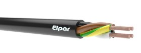 Instaliacinis gumuotas kabelis ELPAR (H05RR-F), 300/500V, 3*1,5