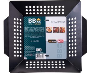 Kepsninių padėklas BBQ, 30x26x5cm, nepridegančia danga, metalinis