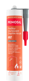 Akrilinis hermetikas su grafitu PENOSIL FireStop Intumescent Graphite Acrylic 682, pilkas, 300 ml