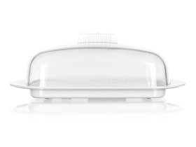 Plastikinė sviestinė BANQUET APET, 17 x 10,5 x 6,5 cm