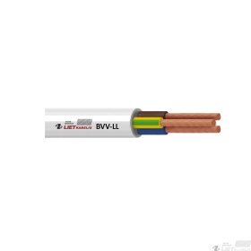 Instaliacinis kabelis LIETKABELIS Owy 300/300V 7*1, (BVV-LL) apvalus daugiagyslis (rul 100m)