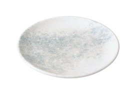 Lėkštė PORLAND PIOLI, porcelianas, skersmuo 23 cm, baltos ir mėlynos sp.