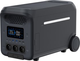 Nešiojama elektros stotelė HINEN PS3000, akumuliatoriaus talpa 2560WH, nuolatinė išvestis 3000W, su ratukais