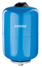 Išsiplėtimo indas FERRO, 12L, vandens tiekimo sistemai, 10 bar, EPDM membrana, CWU12W