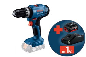 Akumuliatorinis smūginis gręžtuvas BOSCH PROFESSIONAL, GSB 18V-25, SOLO, 18 V, be akumuliatoriaus ir kroviklio, 06019K9300