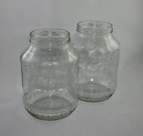 Užsukami stiklainiai, 2650 ml, 2 vnt.