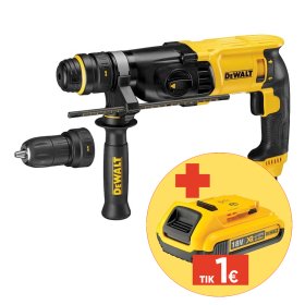 Elektrinis perforatorius DEWALT D25134K-QS, galia 800 W, smūgio jėga 2,8 J, lagamine