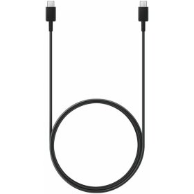 Įkrovimo laidas SAMSUNG, Type-C į Type-C, 3A, 1.8m kabelis, juodos sp., EP-DX310JBEGEU