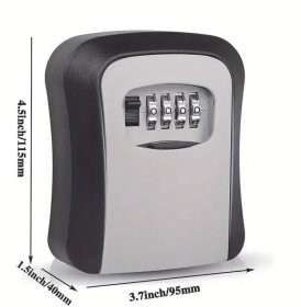 Raktų dėžutė MP, 110 x 90 x 40 mm, kodinė, sieninė