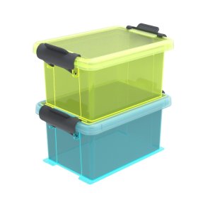 Daiktadėžių rinkinys ROTHO FUNCENTER, 2 x 0,15 l., spalvotos, N