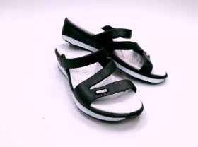 Juodos/baltos šlepetės HERVIN Vkmot001, 38 dydis