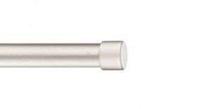 Užbaigimas karnizui STOL-KAR Luna, Metalinis karnizo užbaigimas LUNA. Skersmuo - 19mm. Spalva - matinis chromas. Pakuotėje - 2vnt.