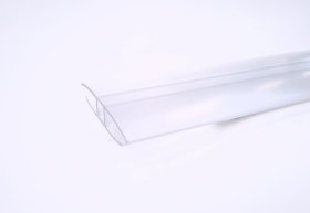 Sujungimo profilis H   4 x 2000 mm, skaidrus