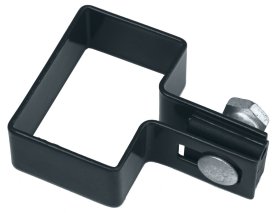 Apkaba tvoros segmentui HERVIN GARDEN, skersmuo 40x60 mm, su tarpinėmis ir varžtais, galinė, cinkuota, dažyta, RAL7016