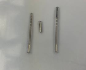 Rankenų varžtas METAL BUD, 80 mm, ZN2, laužomas, nikelio spalvos