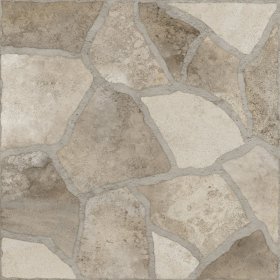 Akmens masės plytelės KAI GRAVEL 9756, 33,3 x 33,3 cm, 1,663 m2/dėž., glazūruotos, rudos spalvos, Bulgarija, N