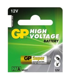 Maitinimo elementai GP Greencell, mini 27A-5 12V 27A Gp Oc 5 Stend
