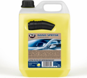 Automobilio stiklų ploviklis K2 Nano, 5L, vasarinis