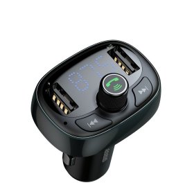 Moduliatorius BASEUS CCALL-TM0A/CCALL-TM01, automobilinis, 12-24V, su Bluetooth funkcija, LED indikacija, juodos sp.