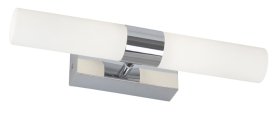 Vonios šviestuvas RABALUX Jim, LED, 2 x 5W, 230V 50Hz, 4000K, 2 x 800 lm, chromo/baltos sp., 120 x 350 x 50 mm, 5750