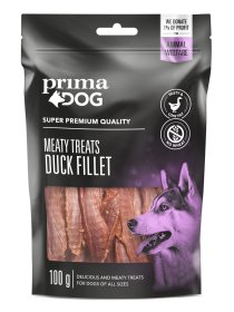 Skanėstas šunims PRIMADOG, antienos filė, 100g
