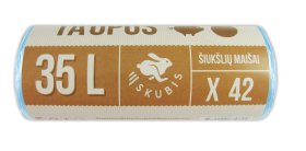 Šiukšlių maišai SKUBIS MaxEco 35 l., 42 vnt.