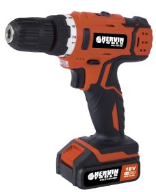 Akumuliatorinis gręžtuvas HERVIN TOOLS, 18V, Li-ion 1x800 mAh, 2 greičiai, 22Nm, AGL2-18V-SB1