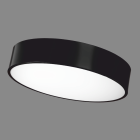 Pakabinamas LED šviestuvas TOPE MORA, 60W, 3000-6500K, 230V, 5712lm, 60 cm skersmuo, juodos spalvos, N