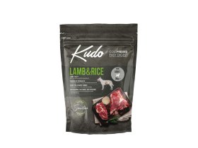 Sausas ėdalas šunims KUDO Mini Adult, su ėriena ir ryžiais, 3 kg