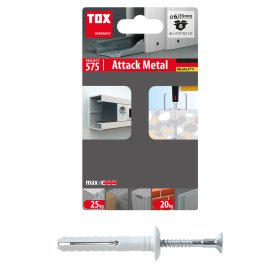 Kalamas kaištis TOX Attack Metal, 6/35, 6 vnt.
