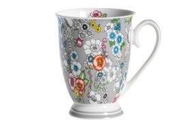 Puodelis Flowerpower, porcelianinis, įvairių sp., 300 ml