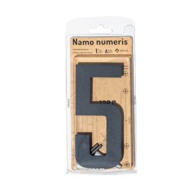 Namo numeris 5, 150 mm, antracito sp, nerūdijantis plienas