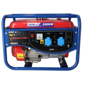 Elektros generatorius DEDRA DEGB2510, vardinė galia 2000W, degalų bako talpa 15 l